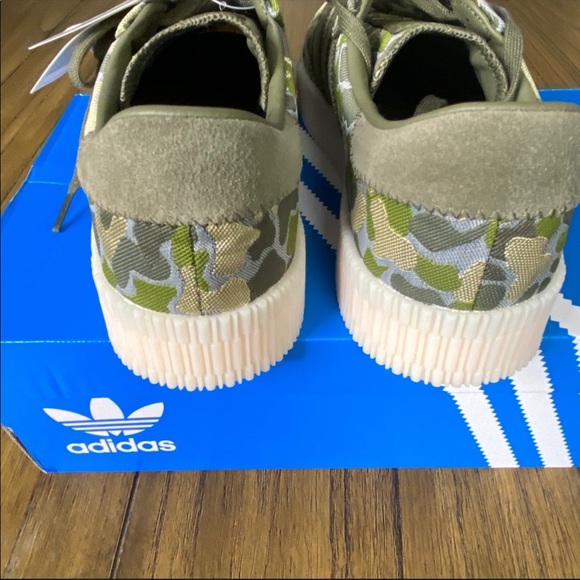 FLASH SALE! Adidas Sambarose camo green casual sneaker shoe - Picture 8 of 9